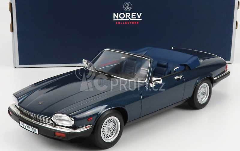 Norev Jaguar Xj-s Cabriolet 1988 1:18 Blue