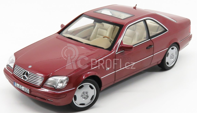 Norev Mercedes benz Cl-class Cl600 Coupe 1994 1:18 Almandinová Červená Met