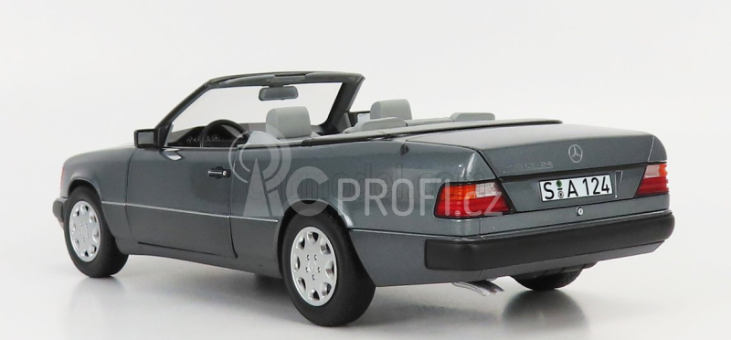 Norev Mercedes benz E-class 300ce 24v (a124) Cabriolet Open 1991 1:18 Grey Met