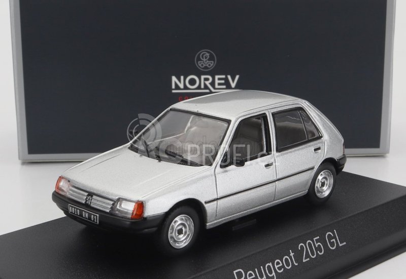Norev Peugeot 205 Gl 1988 1:43 Silver