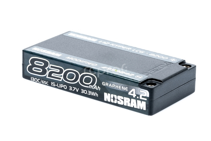 NOSRAM 1/12 Hyper LCG Modified GRAPHENE-4.2 8200mAh Hardcase akumulátor - 3.7V - 130C/65C