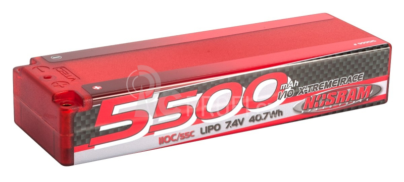 NOSRAM 5500 - TC - 110C/55C - 7.4V LiPo - 1/10 Competition Car Line Hardcase