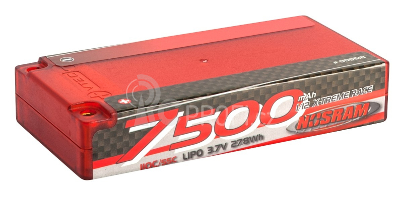 NOSRAM 7500 - 1/12 1S - 110C/55C - 3.7V LiPo - 1/12 Competition Car Line Hardcase