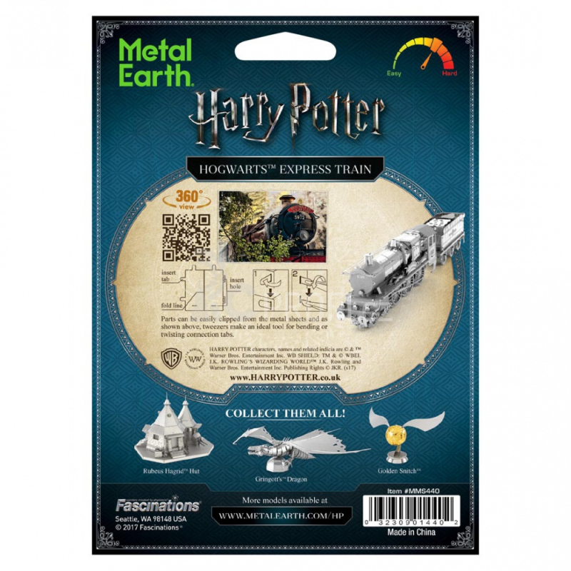 Ocelová stavebnice Harry Potter Bradavický expresní vlak
