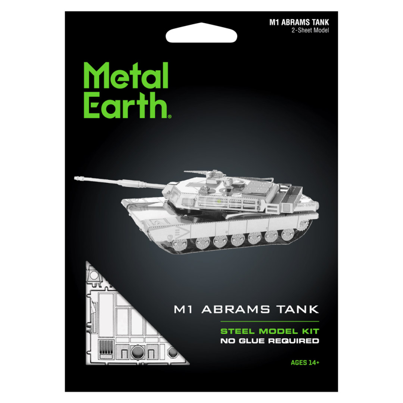 Ocelová stavebnice M1 Abrams Tank