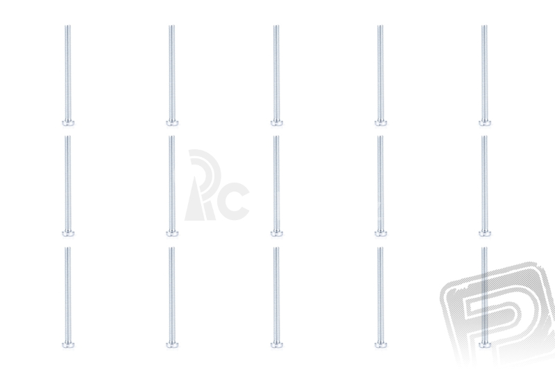 Ocelový šroub s válcovou hlavou M3x40mm, 1000 ks