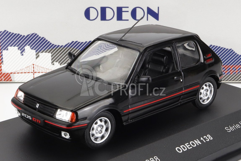 Odeon Peugeot 205 Gti 1.9 1988 1:43 Black