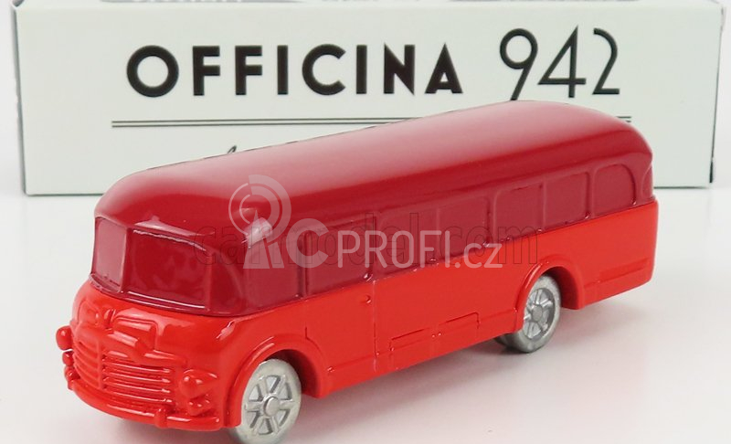 Officina-942 Fiat 640n Autobus Carrozzeria Bianchi Servizio Turistico 1950 1:76 2 Tóny Červené