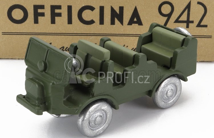Officina-942 Om fiat Autocarretta 36dmp 1936 1:76 Vojenská Zelená