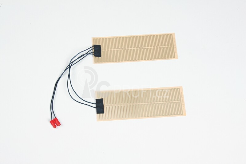 Ohřívací folie/dečky 12V 20W, 2x 180 x 65mm