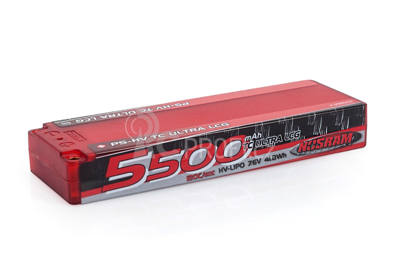 P5-HV TC Ultra LCG GRAPHENE 5500mAh Hardcase Battery - 7.6V LiPo - 120C/60C