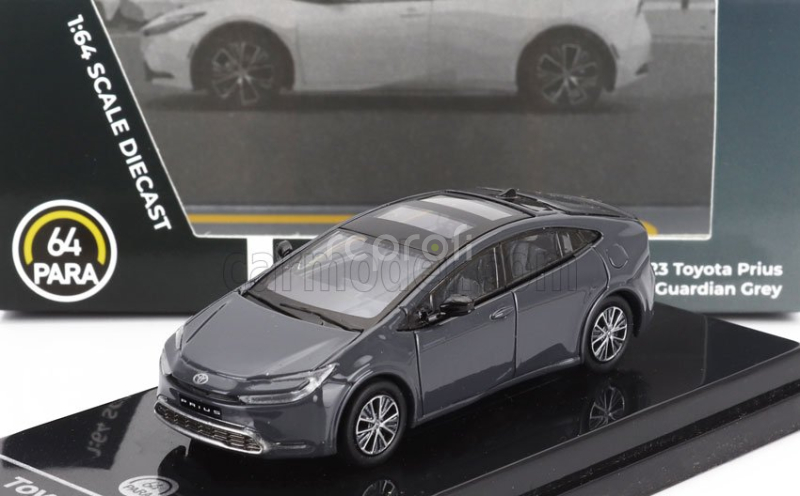 Paragon-models Toyota Prius 2023 1:64 Grey