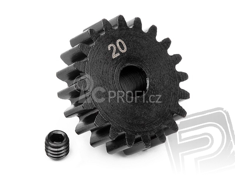 Pastorek 20 zubů (modul 1M) pro 5mm hřídel