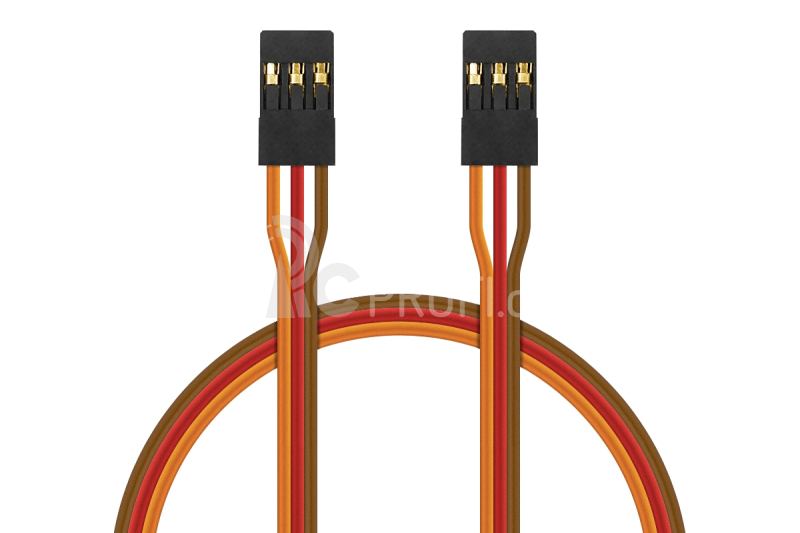 PATCH kabel 300mm, JR 0,25qmm plochý PVC kabel, 1 ks.