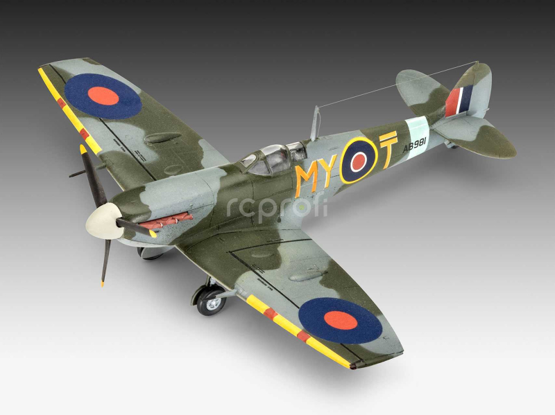 Plastic Modelkit letadla 03710 - Bf109G-10 & Spitfire Mk.V (1:72)