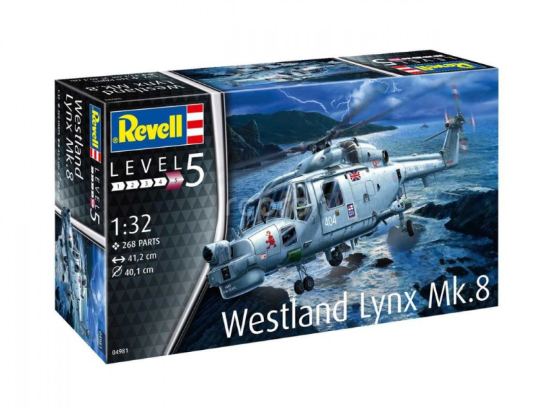 Plastic ModelKit vrtulník 04981 - Westland Lynx Mk. 8 (1:32)