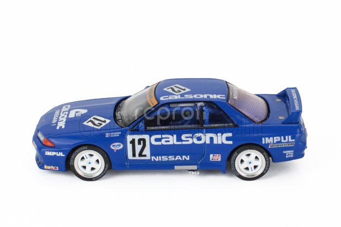 Pop-race-limited Nissan Skyline Gt-r (r32) Team Calsonic N 12 Jtc Season 1990 Kazuyoshi Hoshino - Toshio Suzuki 1:64 Blue
