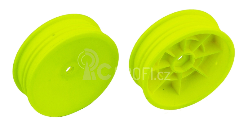 Přední disky 2.2 žluté pro 2WD (HEX 12 mm) - 2 ks