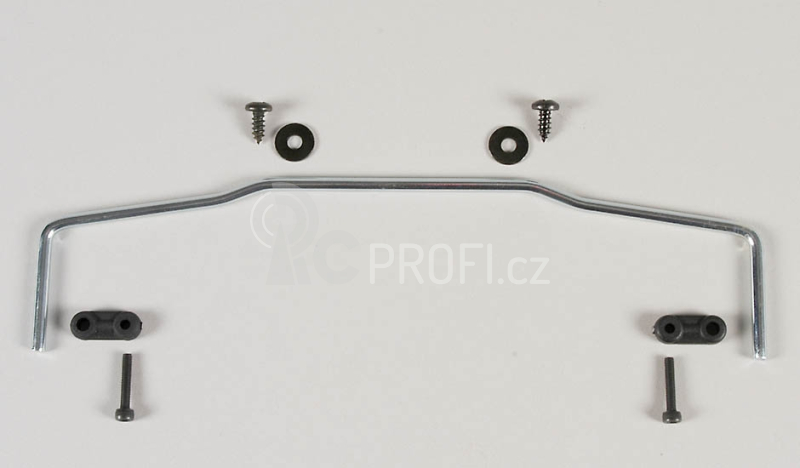 Přední stabilizátor 4mm pro monster modely, sada