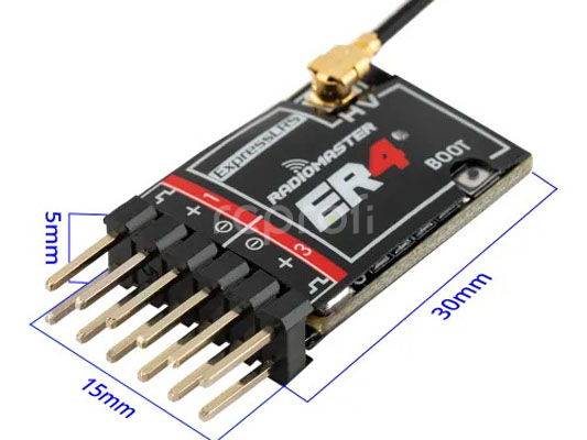 Přijímač Radiomaster ER4 ELRS      