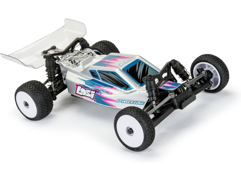 Pro-Line kolo 1:24, pneu Electron 2.0, disk bílý, H7 (4): Micro-B