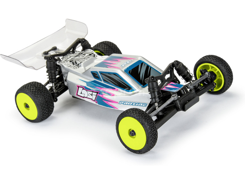 Pro-Line kolo 1:24, pneu Electron 2.0, disk žlutý, H7 (4): Micro-B