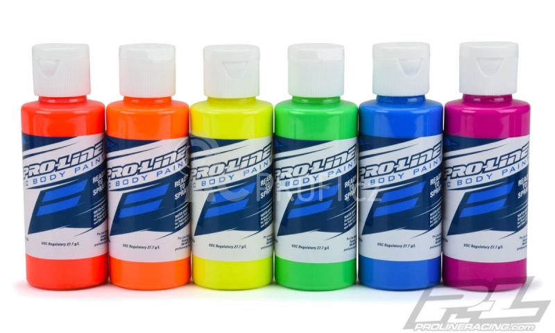 Pro-Line sada barev pro Airbrush (6 ks po 60 ml)