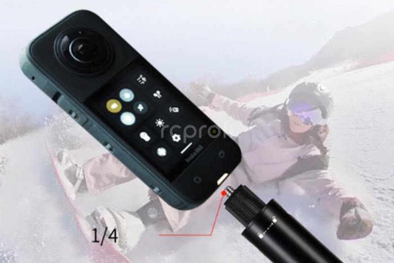 Prodlužující selfie tyč na kameru Insta360 X3 / X2 / One RS (200cm)