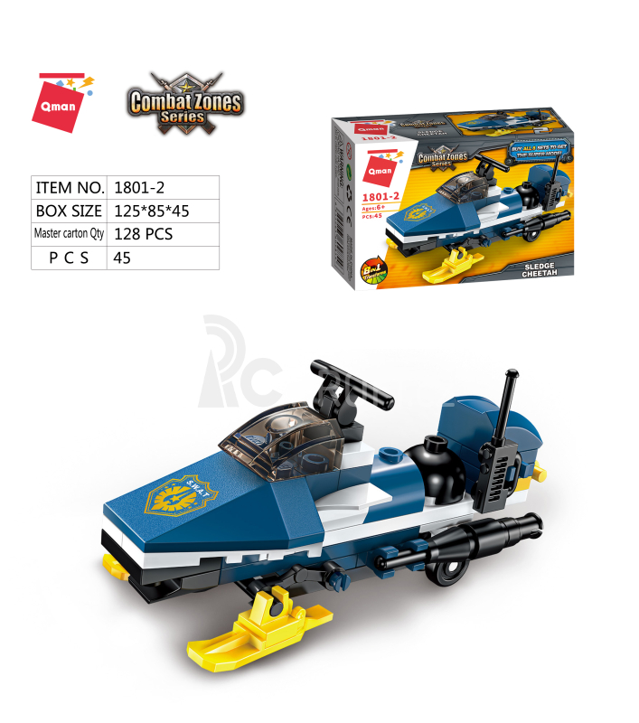 Qman Storm Armed Helicopter 1801 sada 8v1