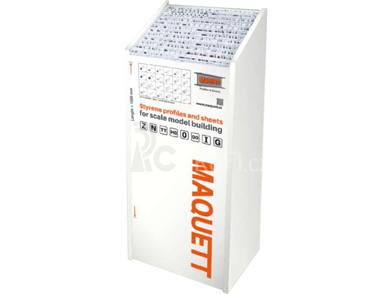 Raboesch prodejní displej s 235 druhy profilů 1000mm