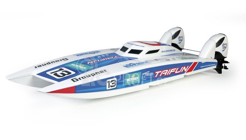 NA DÍLY - RC Race-Cat katamaran Taifun