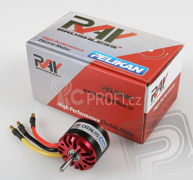 RAY C3536/05 outrunner brushless motor (5mm hřídel)