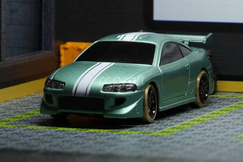 RC auto 1/76 C62 DRIFT RTR, zelená
