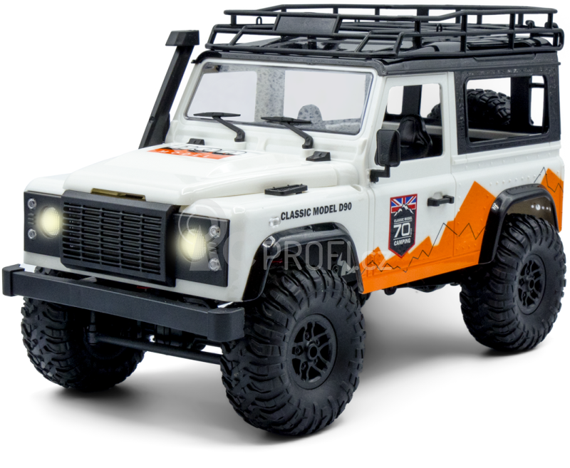 RC auto Land Rover Trail 1/12 RTR 4WD, bílá