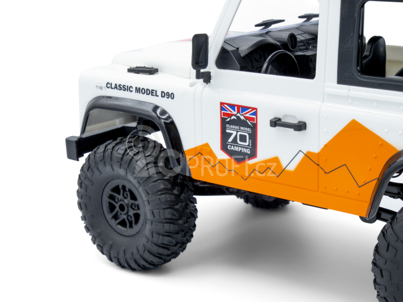 RC auto Land Rover Trail 1/12 RTR 4WD, bílá