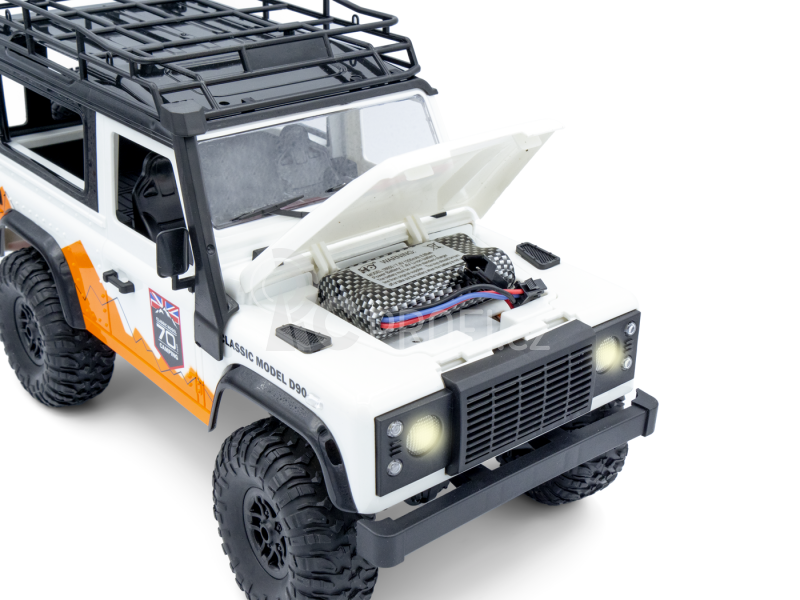 RC auto Land Rover Trail 1/12 RTR 4WD, bílá