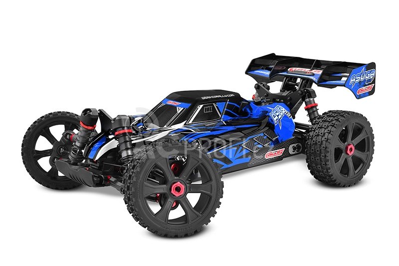 RC auto ASUGA XLR 6S - buggy 4WD - PRO Roller šasi, modrá