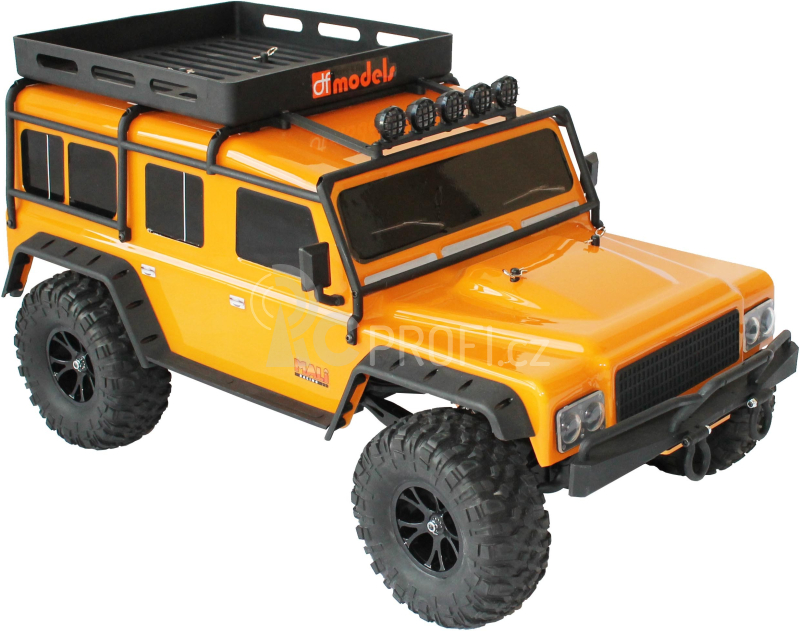 RC auto DF-4J Crawler XXL, oranžová