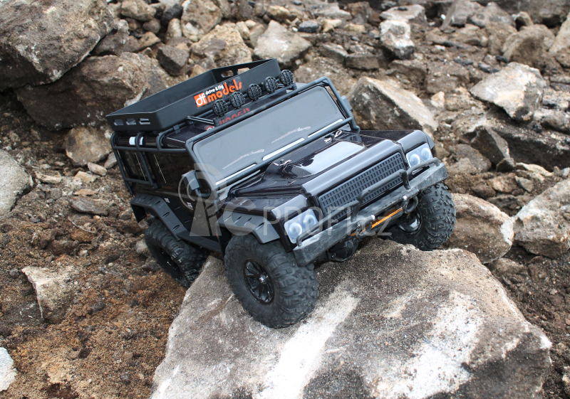 RC auto DF-4J Crawler XXL, tmavě šedá