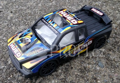 RC auto Dodge pickup Mad truck, černá