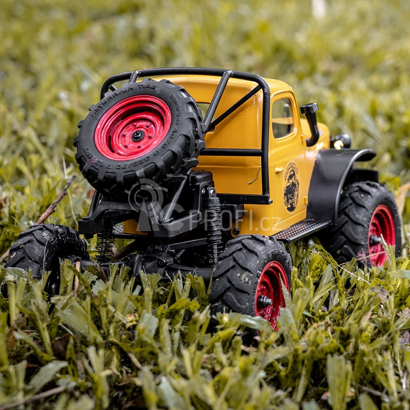 RC auto FCX24 Power Wagon 1/24, žlutá