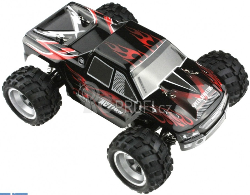 RC auto Funrace Monster Truck, červená