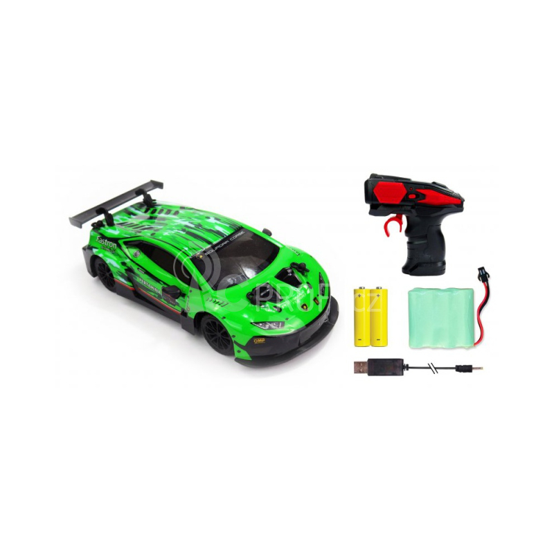 RC auto Lamborghini Huracán GT3, zelená 
