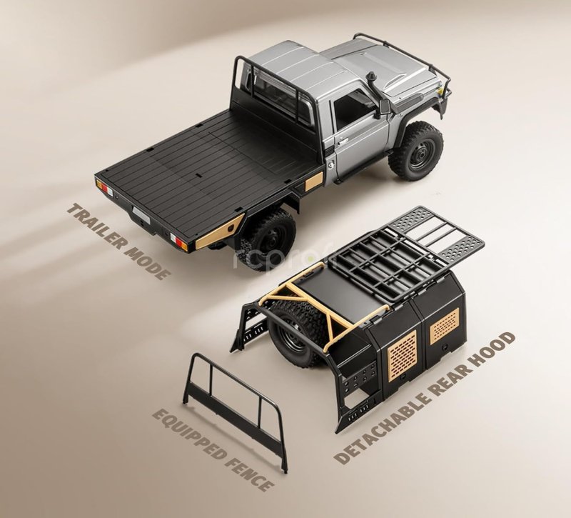 RC auto Land Cruiser Supertourer Toyota, černá
