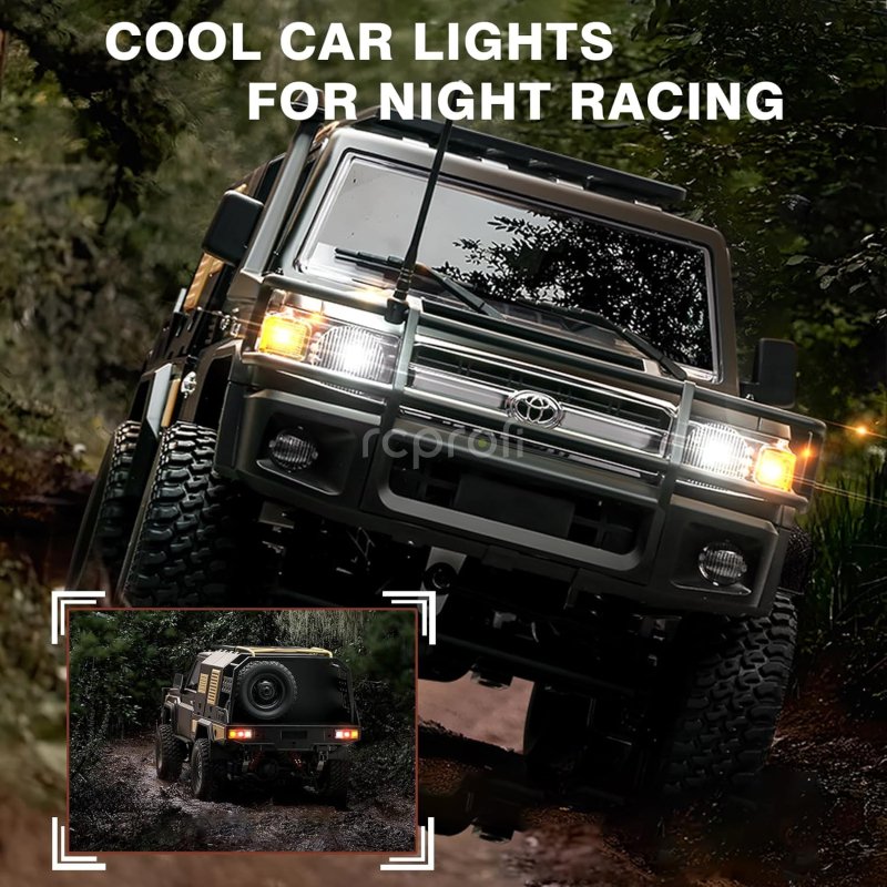 RC auto Land Cruiser Supertourer Toyota, černá + náhradní baterie