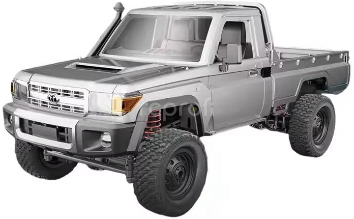 RC auto Land Cruiser Toyota PRO, stříbrná