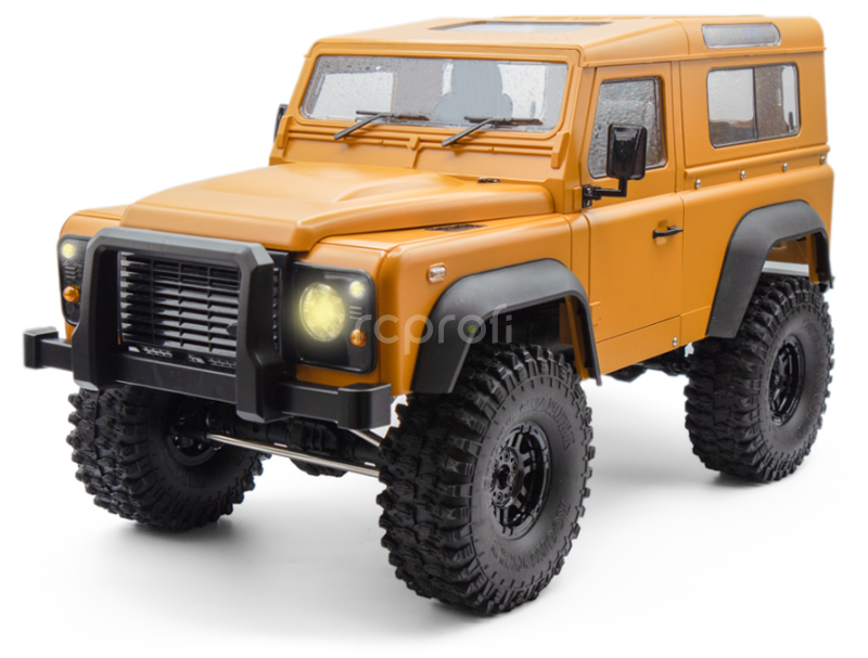 RC auto Land Rover Defender 90 1:10, oranžová