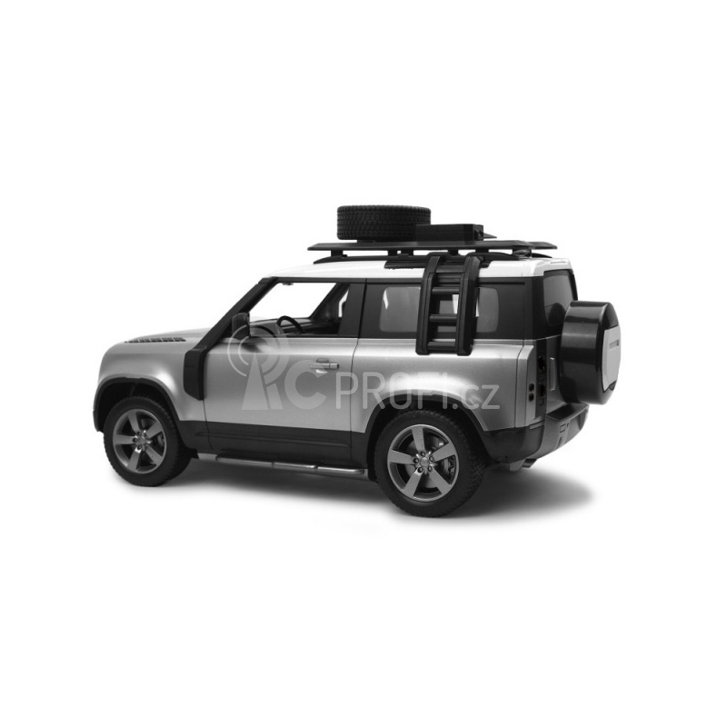 RC auto Land Rover Defender 90, stříbrná