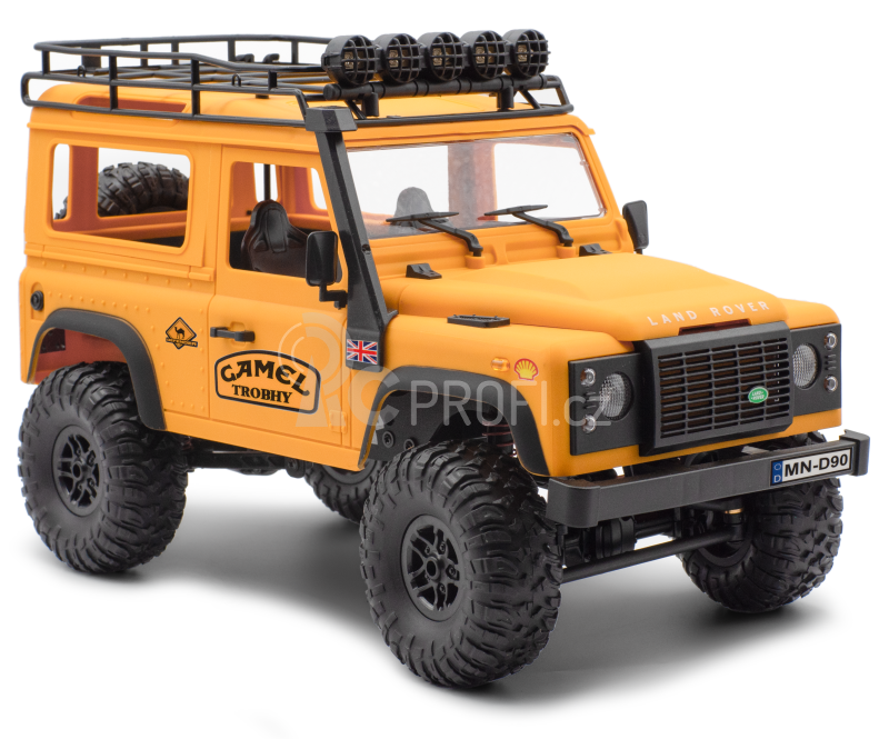RC auto Land Rover Defender Camel Trophy