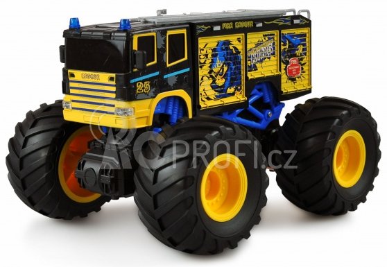 RC auto Monster Fire Truck, žlutá